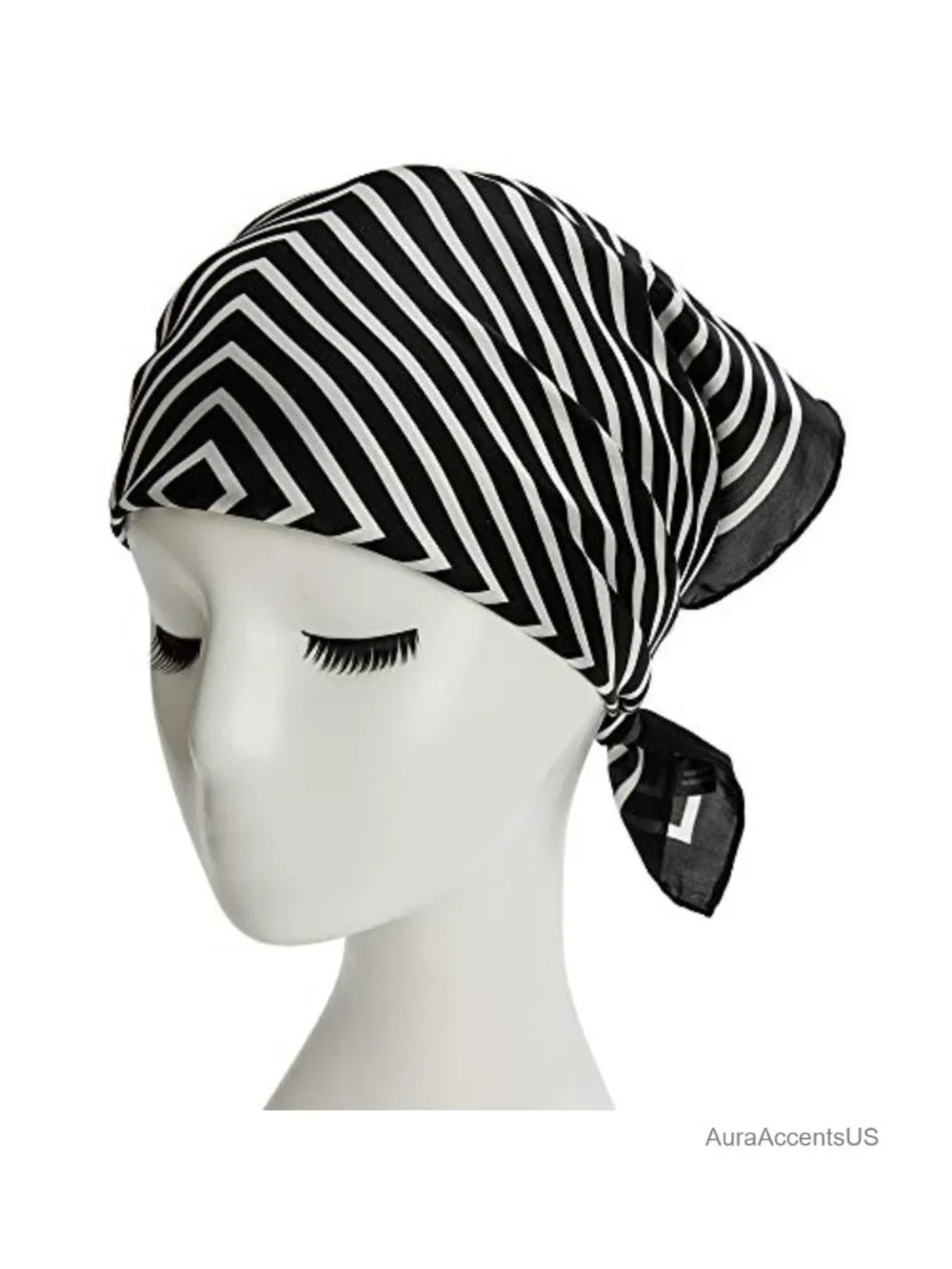 Silk Like Satin Square Fashion Scarf for Women 21x21